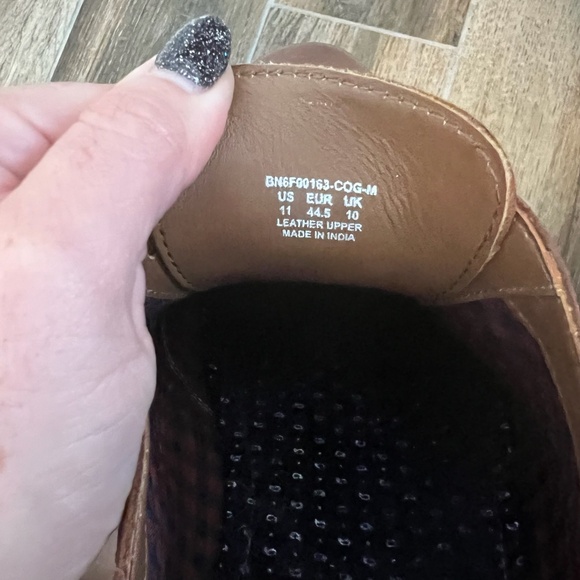 Ben Sherman Men’s Tan/Cognac Wingtip Cap Oxford Shose size 11 - Picture 5 of 5